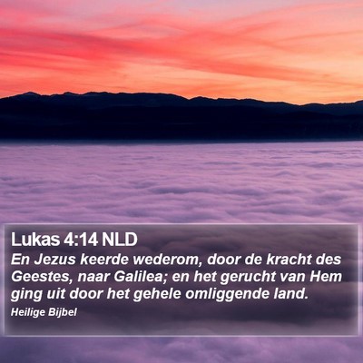 Lukas 4:14 NLD Bible Verse Image