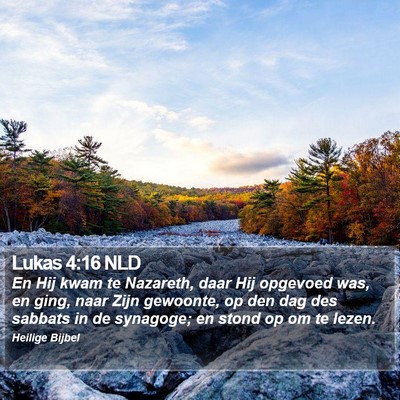 Lukas 4:16 NLD Bible Verse Image