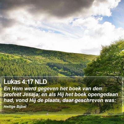 Lukas 4:17 NLD Bible Verse Image