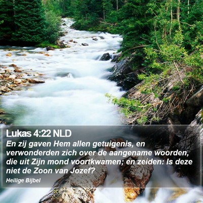 Lukas 4:22 NLD Bible Verse Image