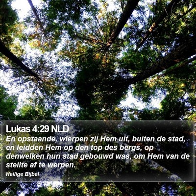 Lukas 4:29 NLD Bible Verse Image