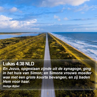 Lukas 4:38 NLD Bible Verse Image