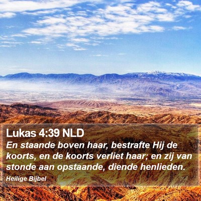 Lukas 4:39 NLD Bible Verse Image