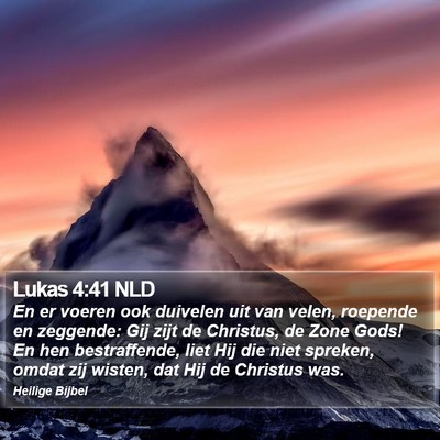 Lukas 4:41 NLD Bible Verse Image
