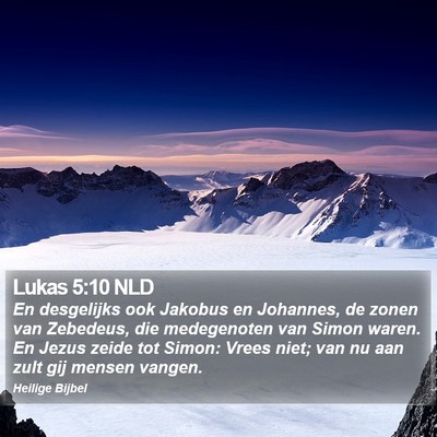 Lukas 5:10 NLD Bible Verse Image
