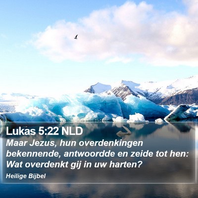 Lukas 5:22 NLD Bible Verse Image
