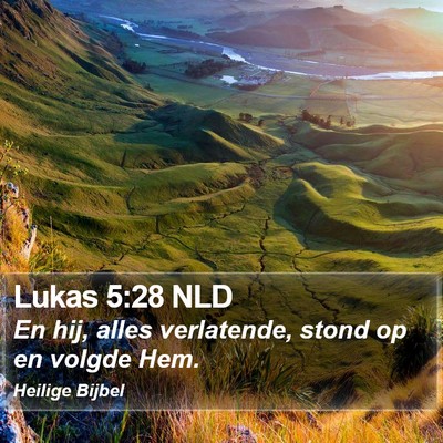 Lukas 5:28 NLD Bible Verse Image