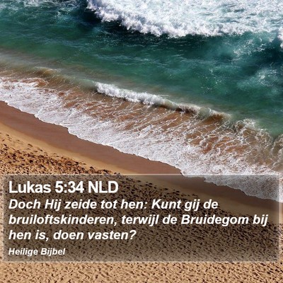 Lukas 5:34 NLD Bible Verse Image