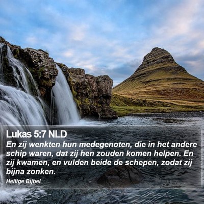 Lukas 5:7 NLD Bible Verse Image