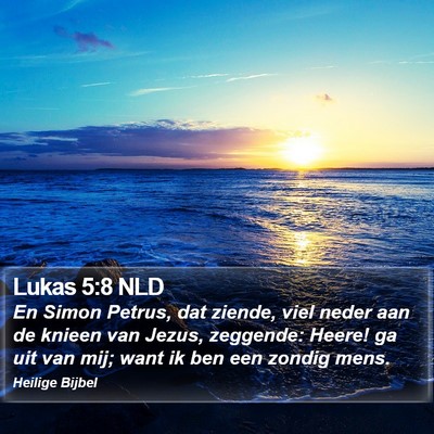 Lukas 5:8 NLD Bible Verse Image