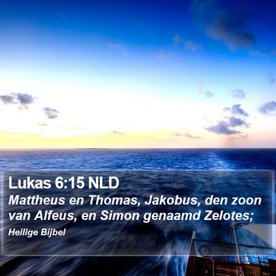 Lukas 6:15 NLD Bible Verse Image