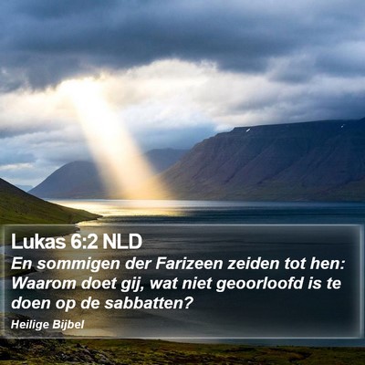 Lukas 6:2 NLD Bible Verse Image