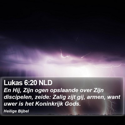 Lukas 6:20 NLD Bible Verse Image