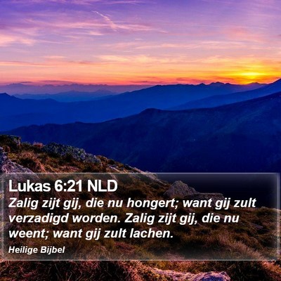 Lukas 6:21 NLD Bible Verse Image