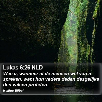Lukas 6:26 NLD Bible Verse Image