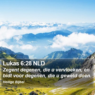 Lukas 6:28 NLD Bible Verse Image