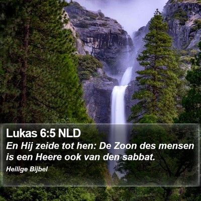Lukas 6:5 NLD Bible Verse Image