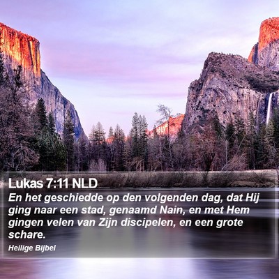 Lukas 7:11 NLD Bible Verse Image