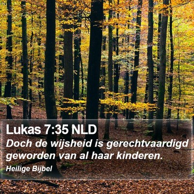 Lukas 7:35 NLD Bible Verse Image