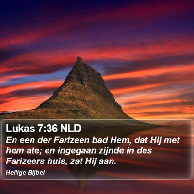 Lukas 7:36 NLD Bible Verse Image