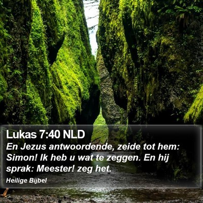 Lukas 7:40 NLD Bible Verse Image