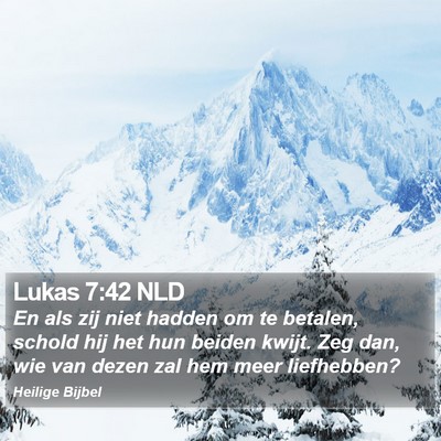 Lukas 7:42 NLD Bible Verse Image
