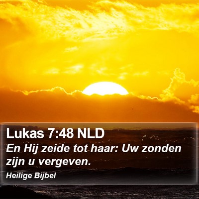 Lukas 7:48 NLD Bible Verse Image