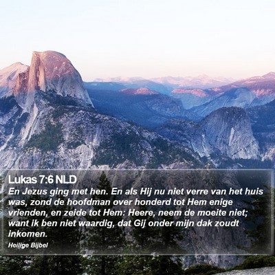 Lukas 7:6 NLD Bible Verse Image