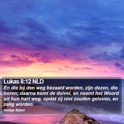 Lukas 8:12 NLD Bible Verse Image