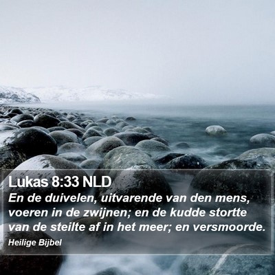 Lukas 8:33 NLD Bible Verse Image