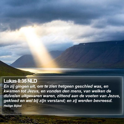Lukas 8:35 NLD Bible Verse Image