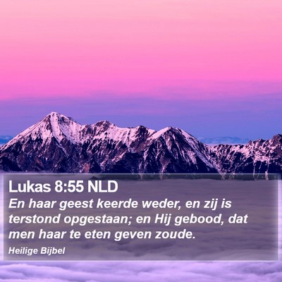 Lukas 8:55 NLD Bible Verse Image