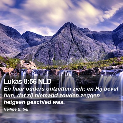 Lukas 8:56 NLD Bible Verse Image
