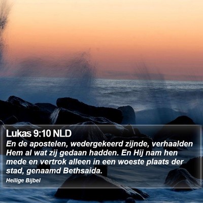 Lukas 9:10 NLD Bible Verse Image