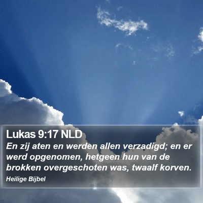 Lukas 9:17 NLD Bible Verse Image