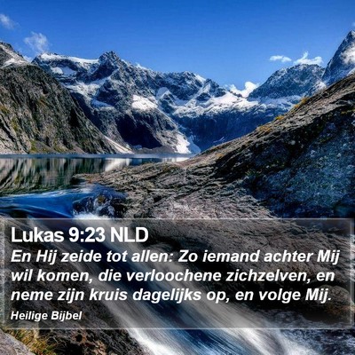 Lukas 9:23 NLD Bible Verse Image
