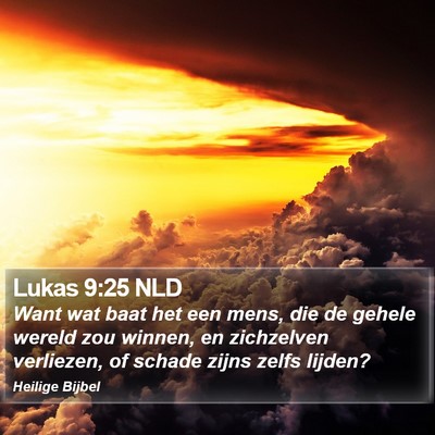 Lukas 9:25 NLD Bible Verse Image