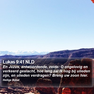 Lukas 9:41 NLD Bible Verse Image