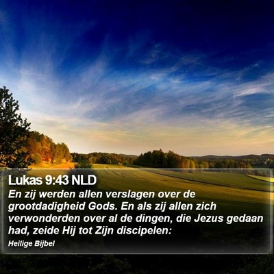 Lukas 9:43 NLD Bible Verse Image