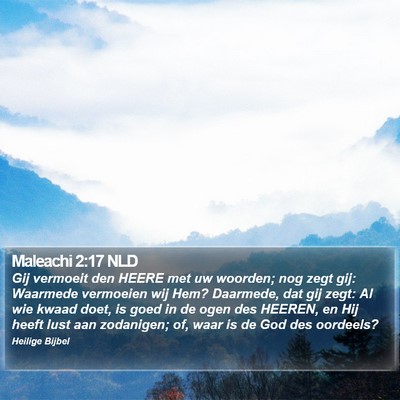 Maleachi 2:17 NLD Bible Verse Image