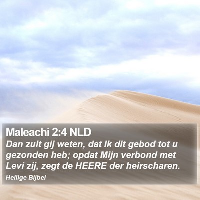 Maleachi 2:4 NLD Bible Verse Image