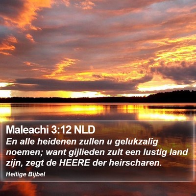 Maleachi 3:12 NLD Bible Verse Image