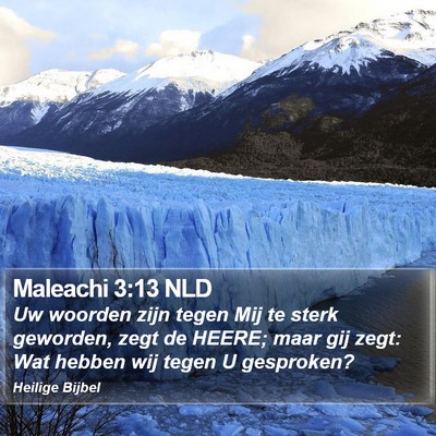 Maleachi 3:13 NLD Bible Verse Image