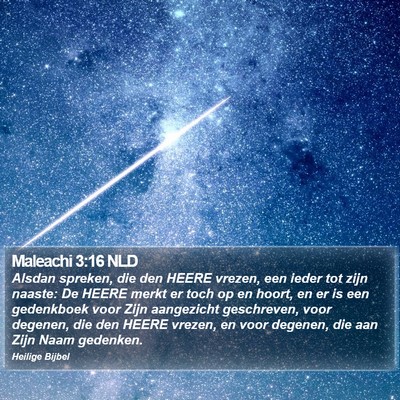 Maleachi 3:16 NLD Bible Verse Image