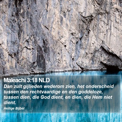 Maleachi 3:18 NLD Bible Verse Image