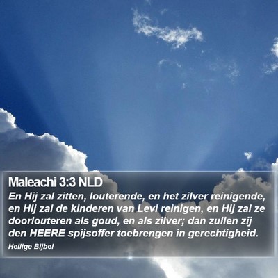 Maleachi 3:3 NLD Bible Verse Image