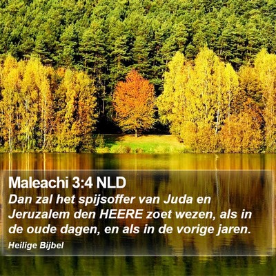 Maleachi 3:4 NLD Bible Verse Image