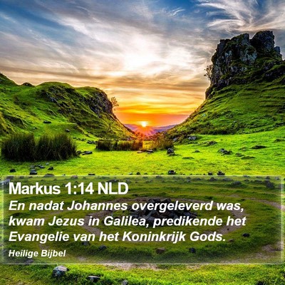 Markus 1:14 NLD Bible Verse Image