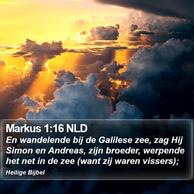 Markus 1:16 NLD Bible Verse Image