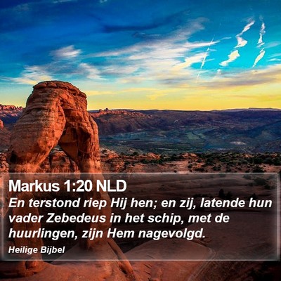 Markus 1:20 NLD Bible Verse Image